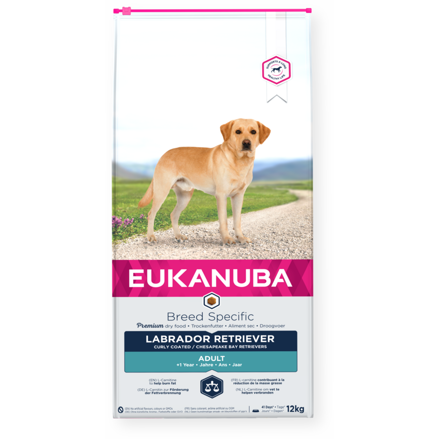 EUKANUBA dry dog food (kibble) for adult Labrador Retrievers