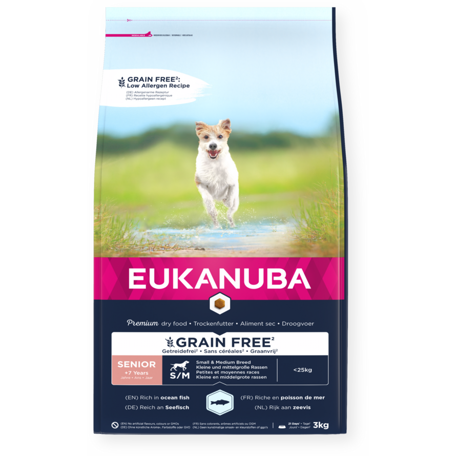Grain Free Senior Small Medium Breed Ocean Fish