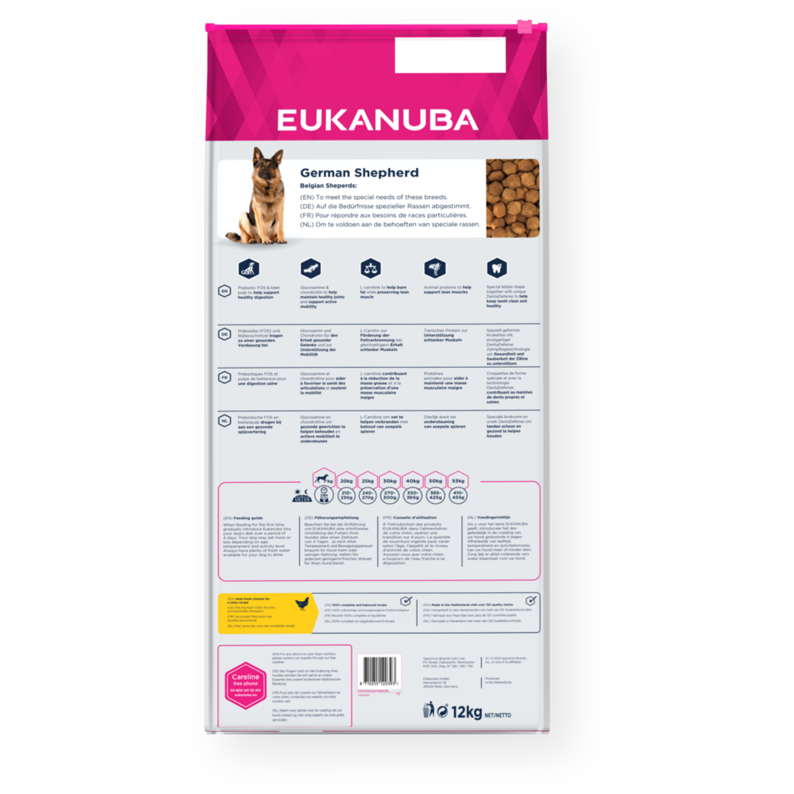 Eukanuba protein hot sale content